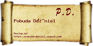 Pobuda Dániel névjegykártya